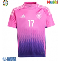 Njemačka Florian Wirtz #17 Gostujuci Dres EP 2024 Kratak Rukav